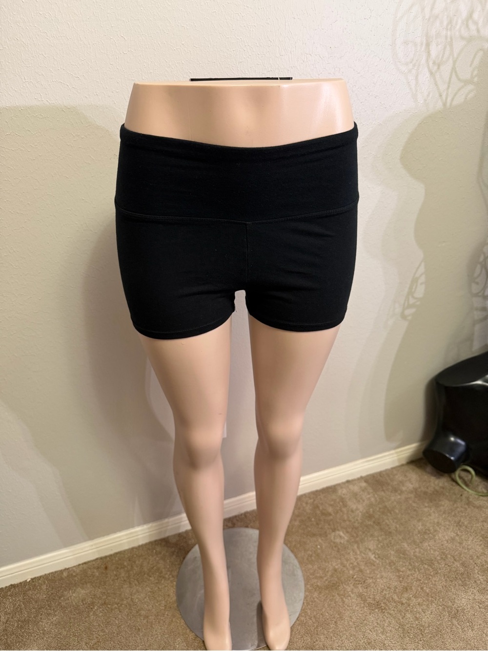 wild fable Black High-Waist Bike Shorts